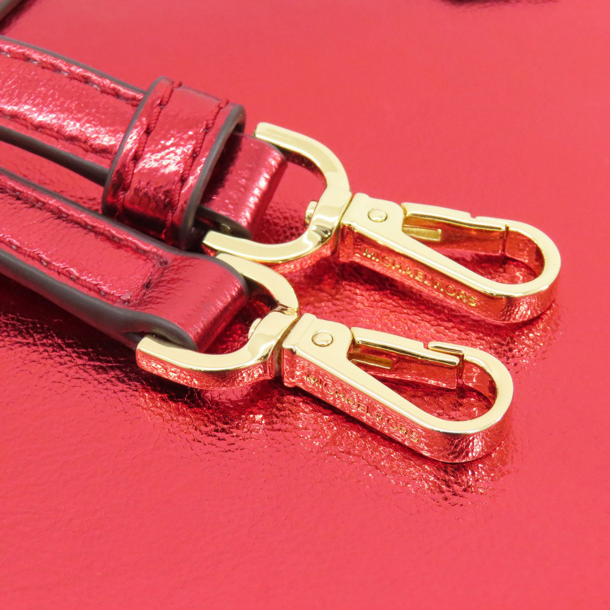 Michael Kors マイケルコース ロゴ 2WAY ハンドバッグ PVC レディース 中古