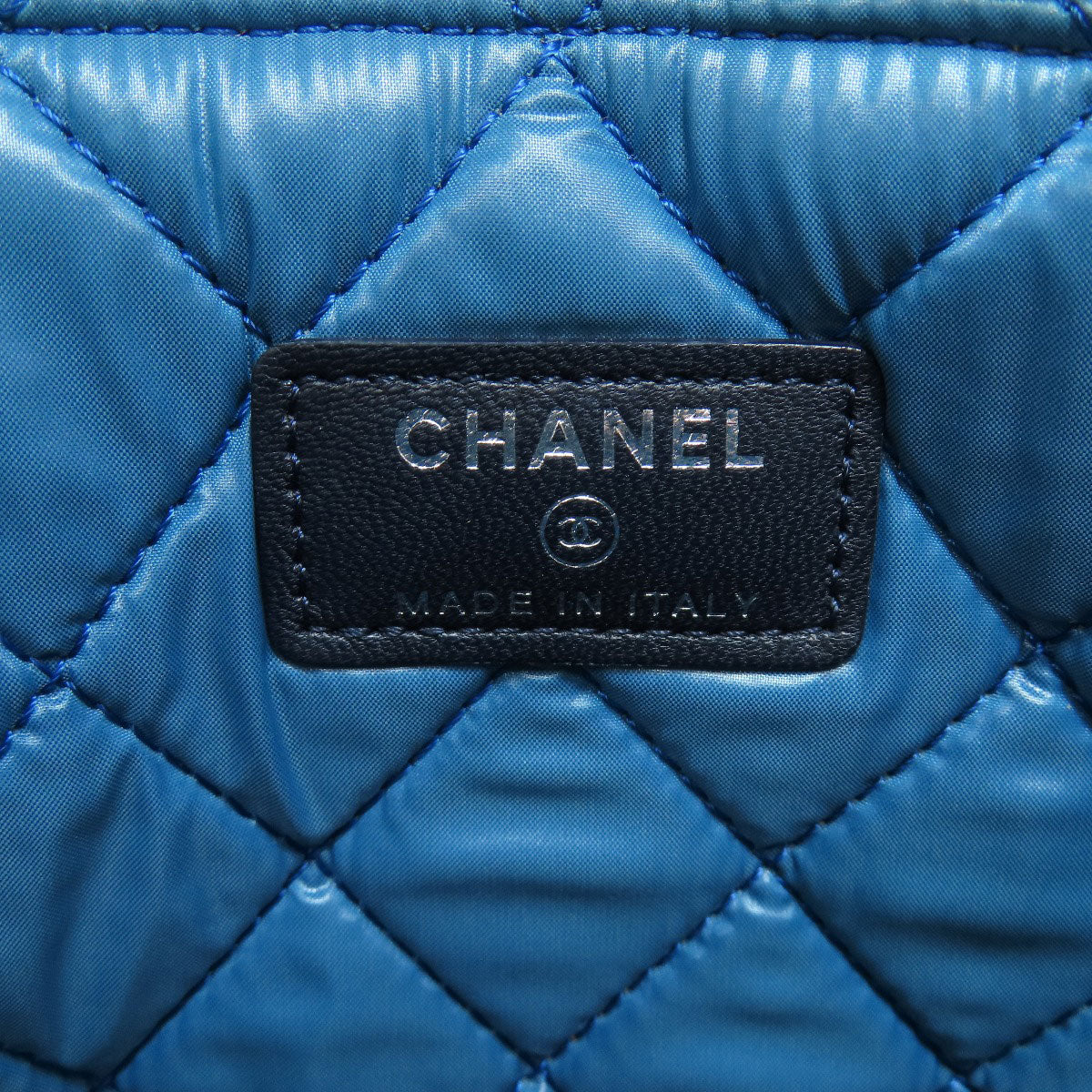 CHANEL シャネル A82074 ココマーク 花モチーフ シルバー金具 アクセサリーポーチ キャンバス レディース 中古