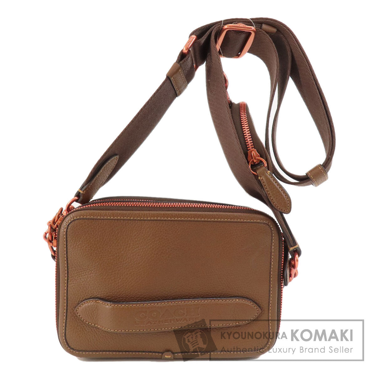 COACH コーチ C6293 ロゴ ショルダーバッグ レザー レディース 中古