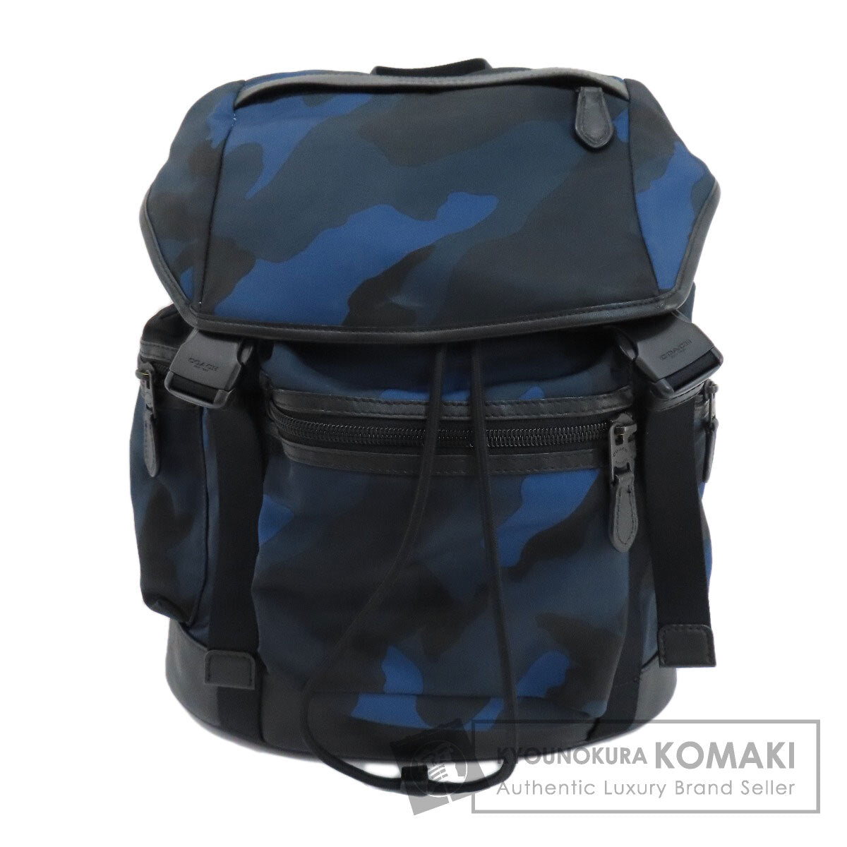 COACH コーチ F54783 カモフラージュ柄 リュック・デイパック ナイロン レディース 中古