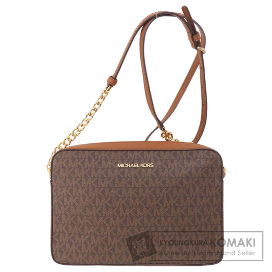 Michael Kors マイケルコース MKシグネチャー ショルダーバッグ PVC レディース 中古