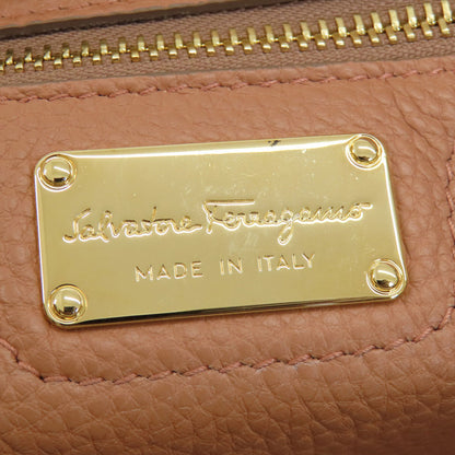 Salvatore Ferragamo サルヴァトーレフェラガモ ガンチーニ金具 トートバッグ レザー レディース 中古