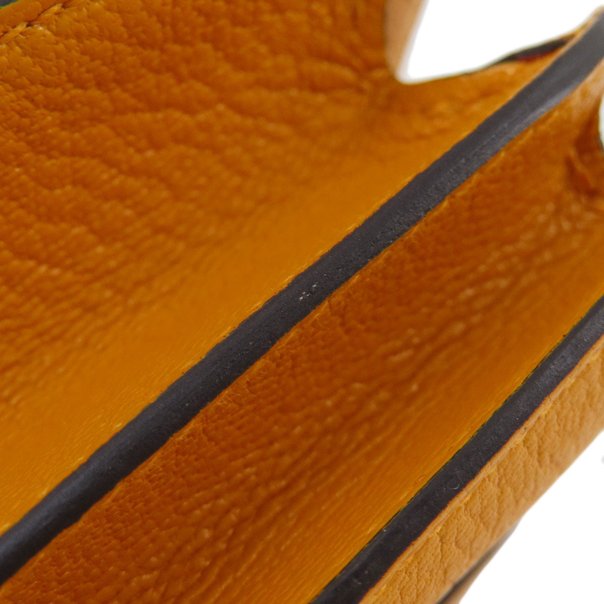 HERMES エルメス コンスタンス3 ミニ ムタード シルバー金具 ショルダーバッグ シェーブル レディース 中古