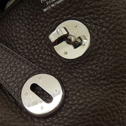 HERMES エルメス リンディ30 シルバー金具 ハンドバッグ トリヨン レディース 中古