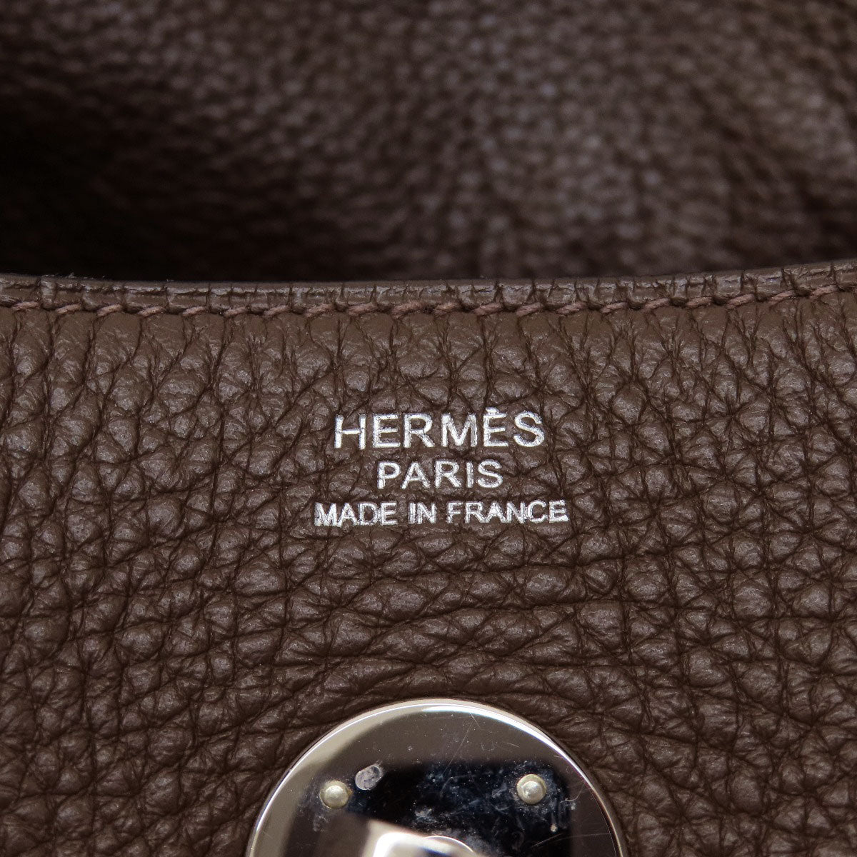HERMES エルメス リンディ30 シルバー金具 ハンドバッグ トリヨン レディース 中古