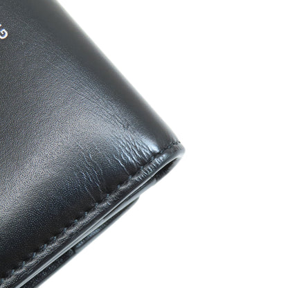 GIVENCHY ジバンシー ロゴ 二つ折り財布（小銭入れあり） レザー レディース 中古