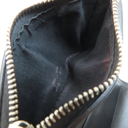 GIVENCHY ジバンシー ロゴ 二つ折り財布（小銭入れあり） レザー レディース 中古