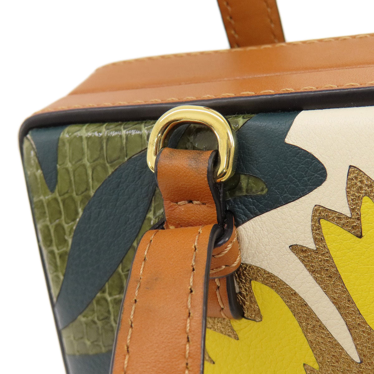LOEWE ロエベ ポスタルバッグ 2WAY ハンドバッグ レザー レディース 中古