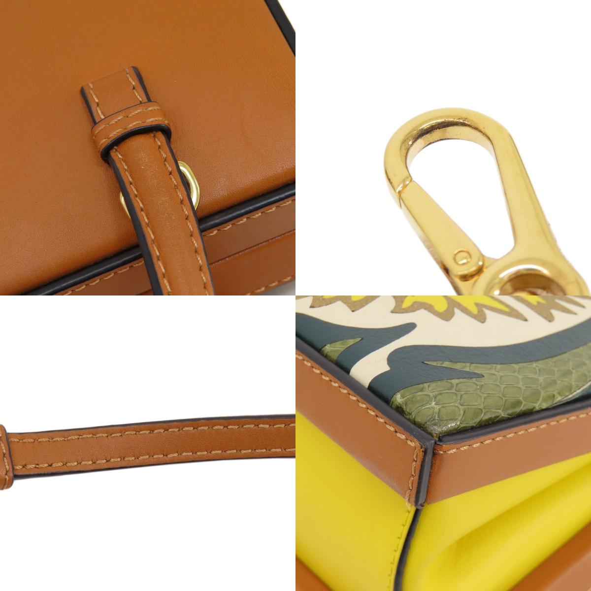 LOEWE ロエベ ポスタルバッグ 2WAY ハンドバッグ レザー レディース 中古