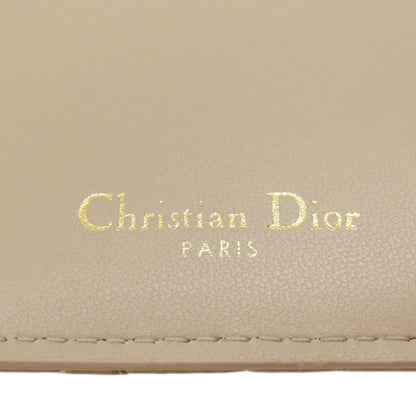 CHRISTIAN DIOR クリスチャンディオール ディオール カロ ダリアウォレット 二つ折り財布（小銭入れあり） レザー レディース 中古