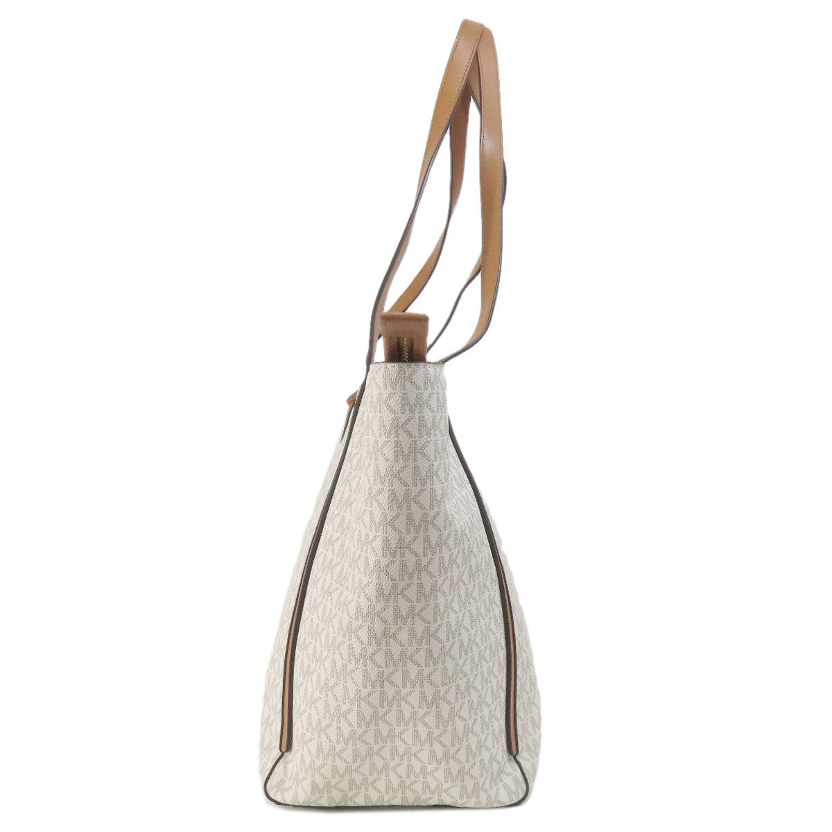 Michael Kors マイケルコース MKシグネチャー トートバッグ PVC レディース 中古