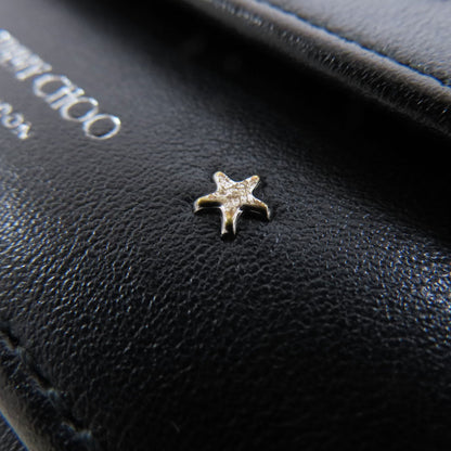 Jimmy Choo ジミーチュウ スターモチーフ 二つ折り財布（小銭入れあり） レザー レディース 中古