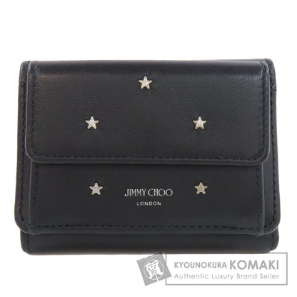 Jimmy Choo ジミーチュウ スターモチーフ 二つ折り財布（小銭入れあり） レザー レディース 中古