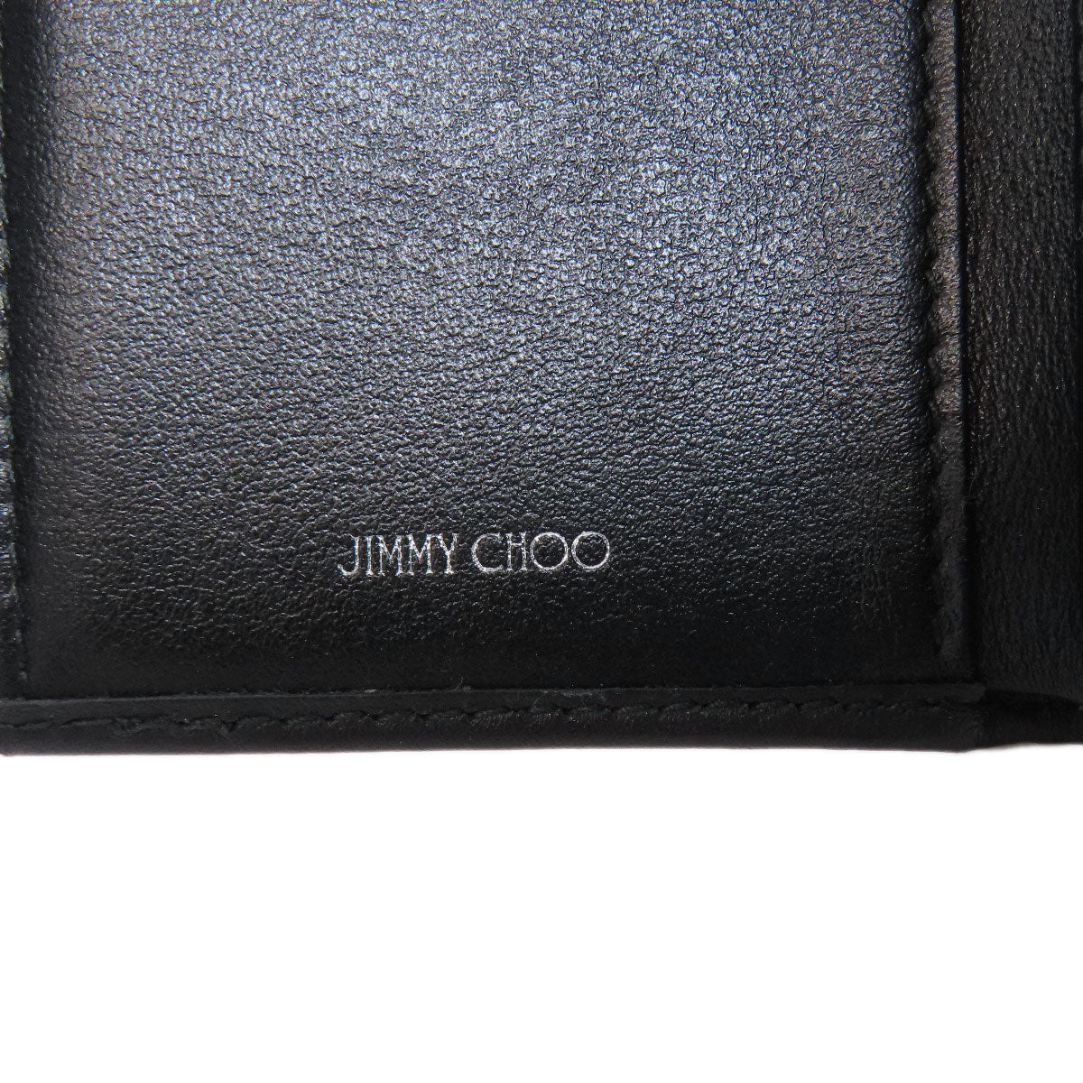 Jimmy Choo ジミーチュウ スターモチーフ 二つ折り財布（小銭入れあり） レザー レディース 中古