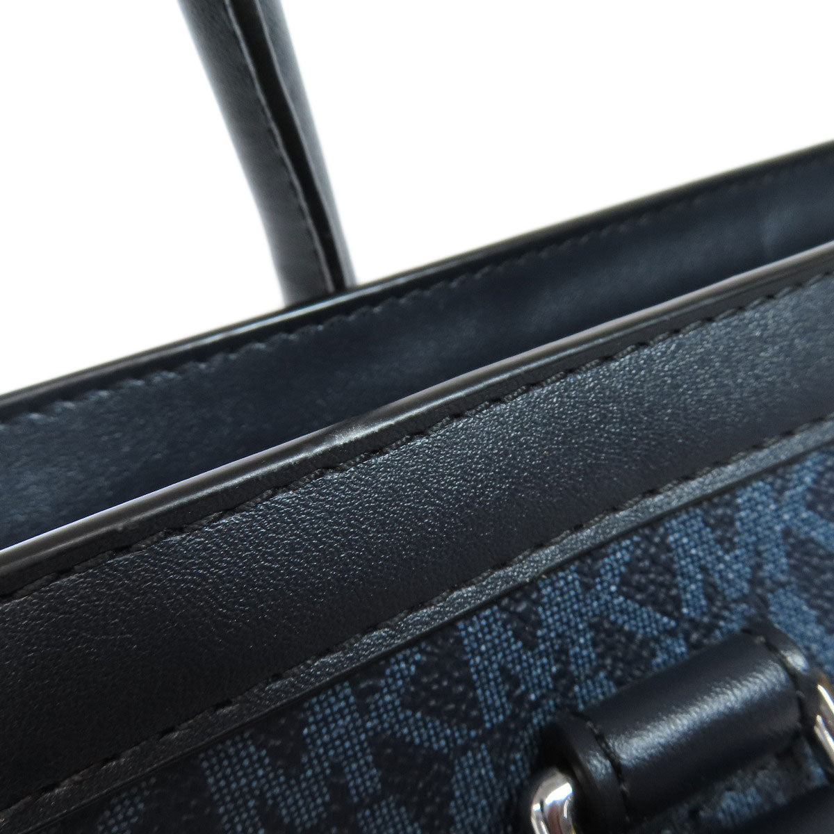 Michael Kors マイケルコース MKシグネチャー 2WAY トートバッグ PVC レディース 中古