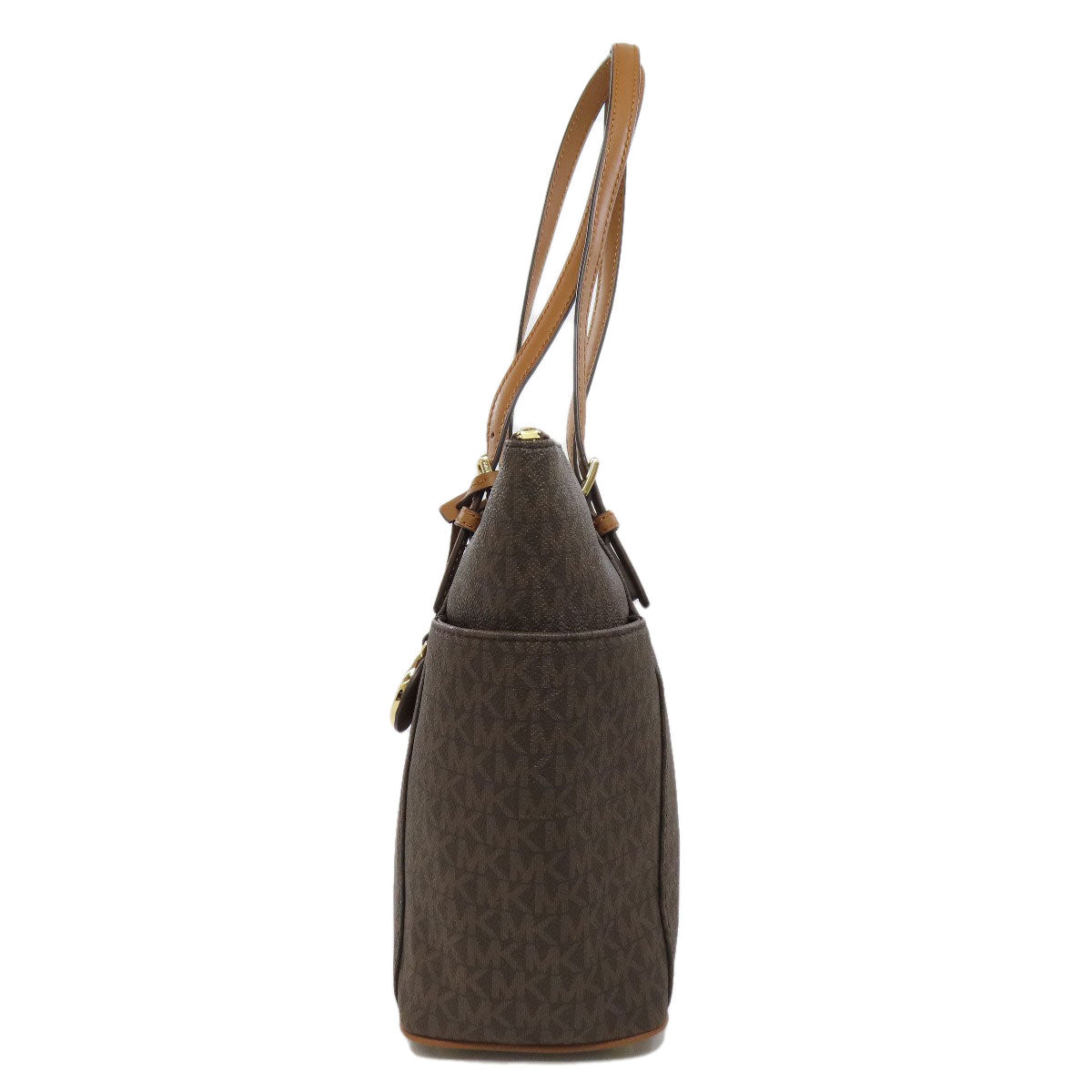 Michael Kors マイケルコース MKシグネチャー トートバッグ PVC レディース 中古