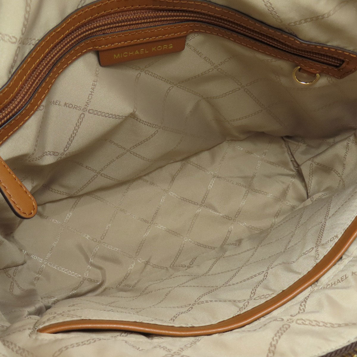 Michael Kors マイケルコース MKシグネチャー トートバッグ PVC レディース 中古