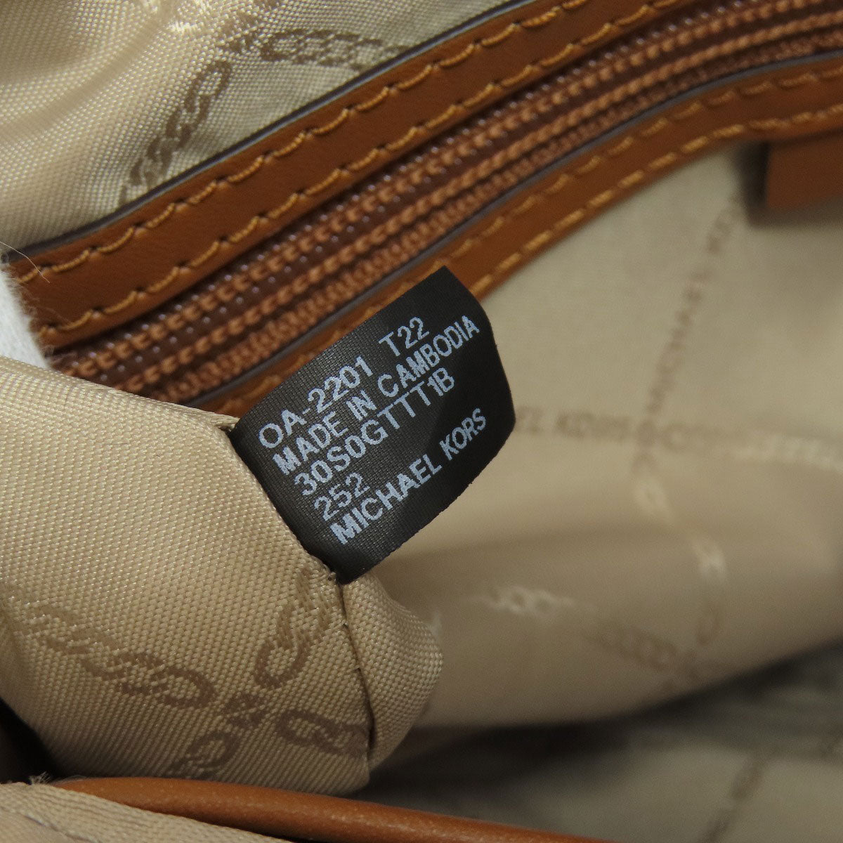 Michael Kors マイケルコース MKシグネチャー トートバッグ PVC レディース 中古