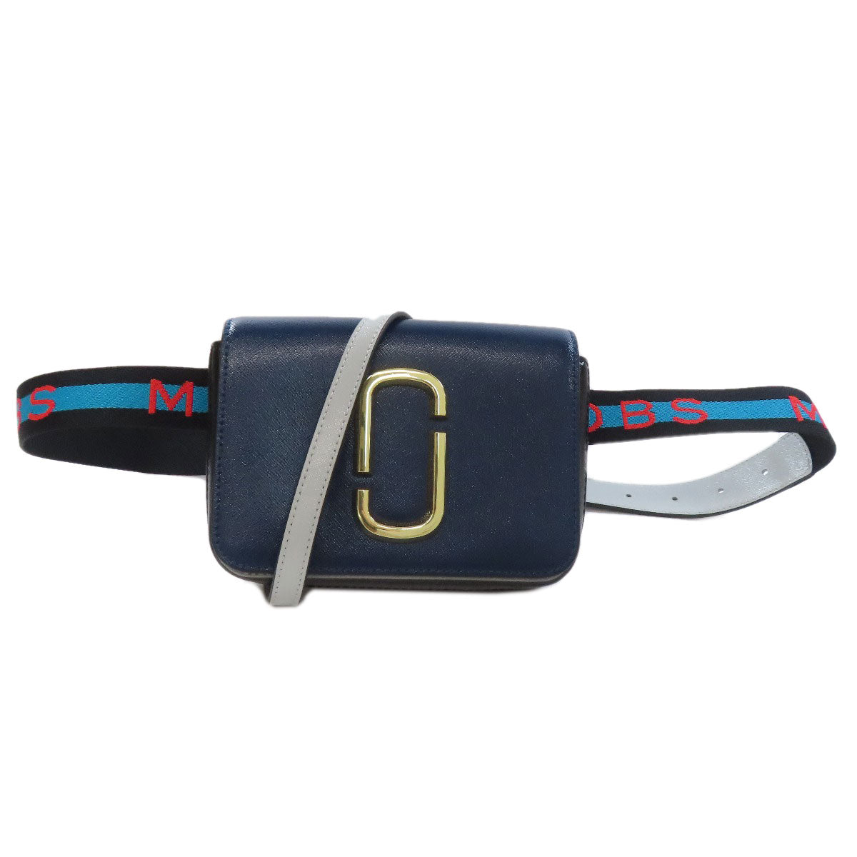 MARC JACOBS マーク・ジェイコブス ダブルJ 2WAY ボディバッグ PVC レディース 中古