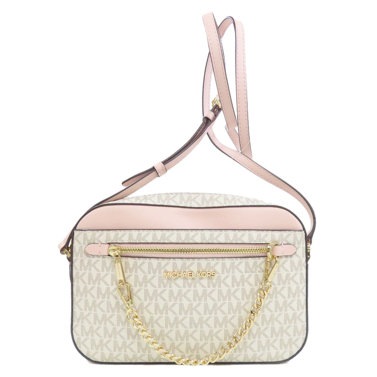 Michael Kors マイケルコース MKシグネチャー ショルダーバッグ PVC レディース 中古
