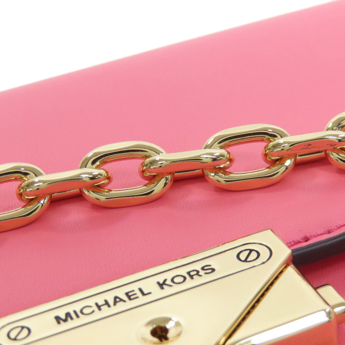 Michael Kors マイケルコース チェーンショルダー ショルダーバッグ レザー レディース 中古