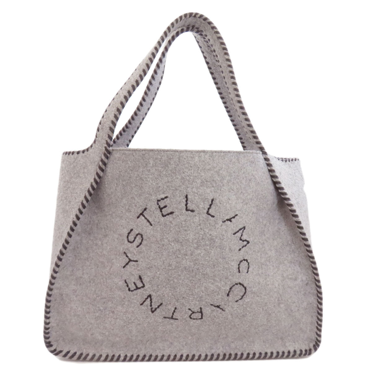 Stella McCartney ステラマッカートニー ロゴ トートバッグ フェルト レディース 中古