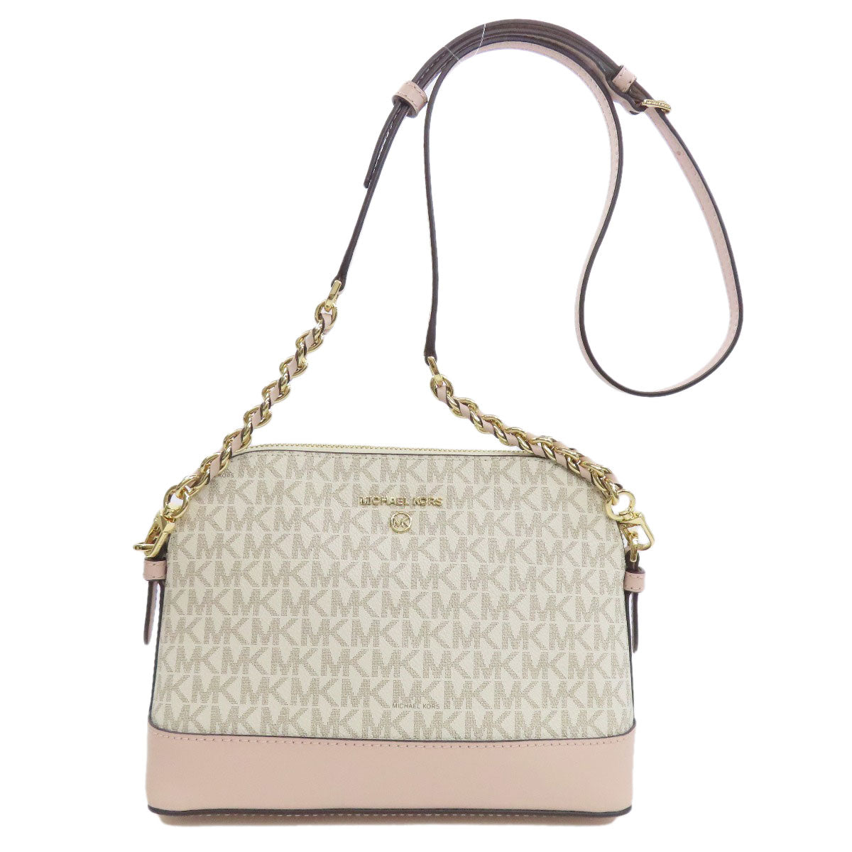 Michael Kors マイケルコース MKシグネチャー ショルダーバッグ PVC レディース 中古
