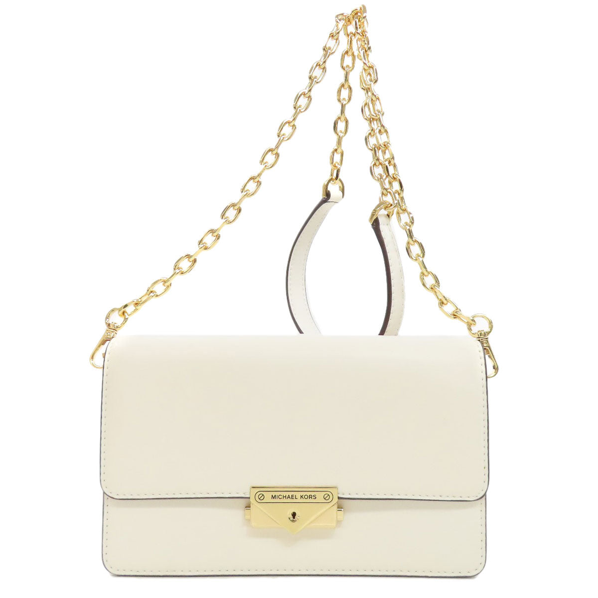 Michael Kors マイケルコース ロゴ ショルダーバッグ レザー レディース 中古