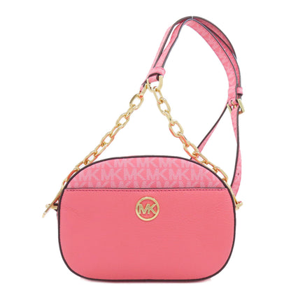 Michael Kors マイケルコース チェーンショルダー ショルダーバッグ PVC レディース 中古