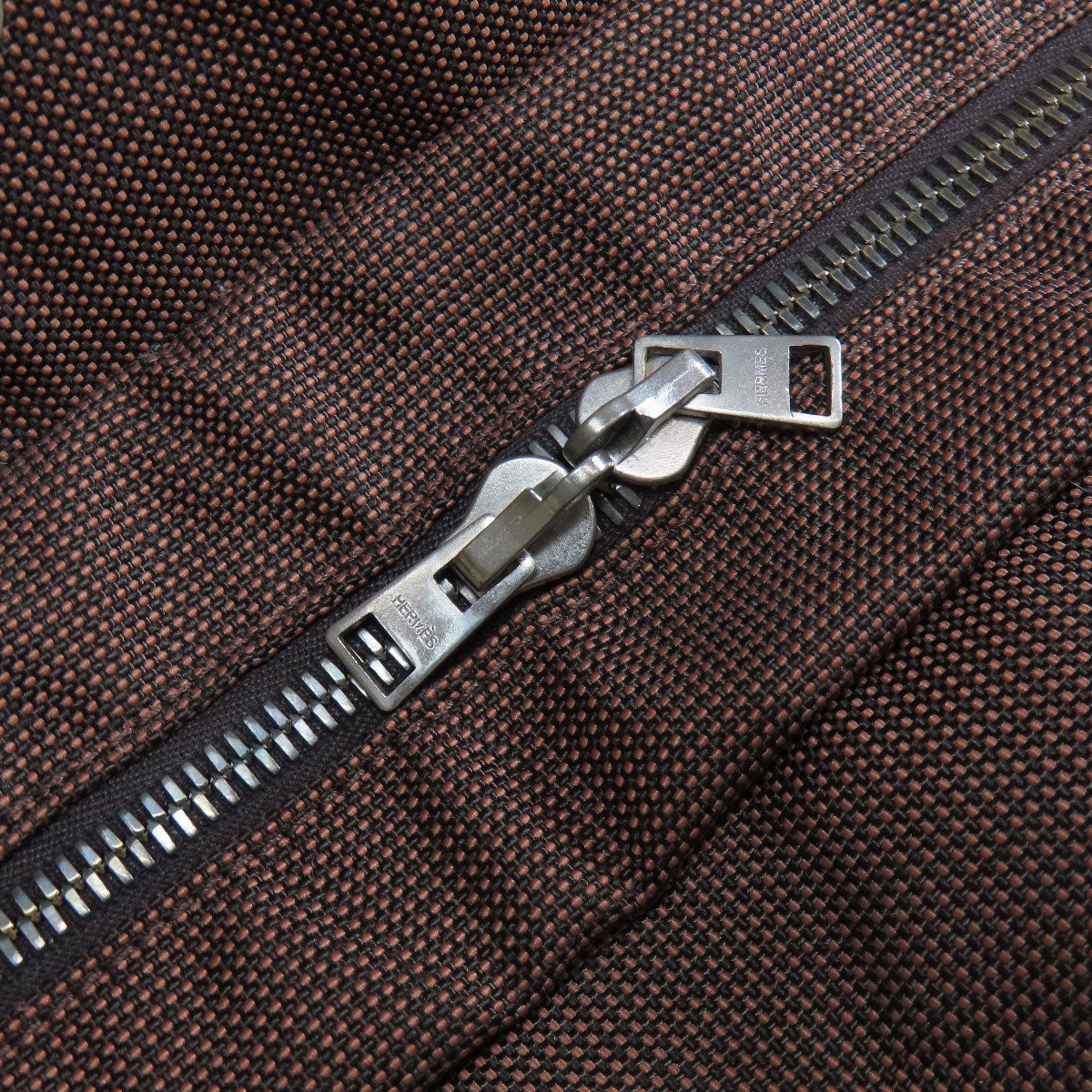 HERMES エルメス エールラインMM トートバッグ キャンバス レディース 中古
