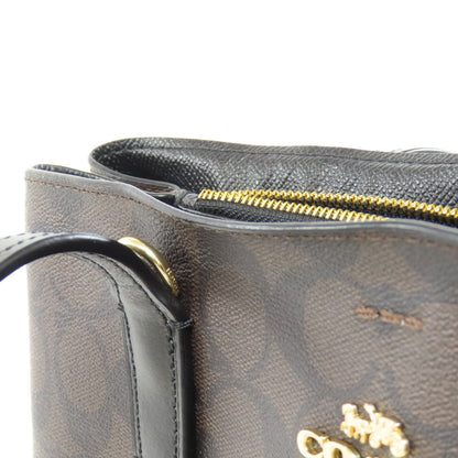 COACH コーチ 2WAY トートバッグ PVC レディース 中古