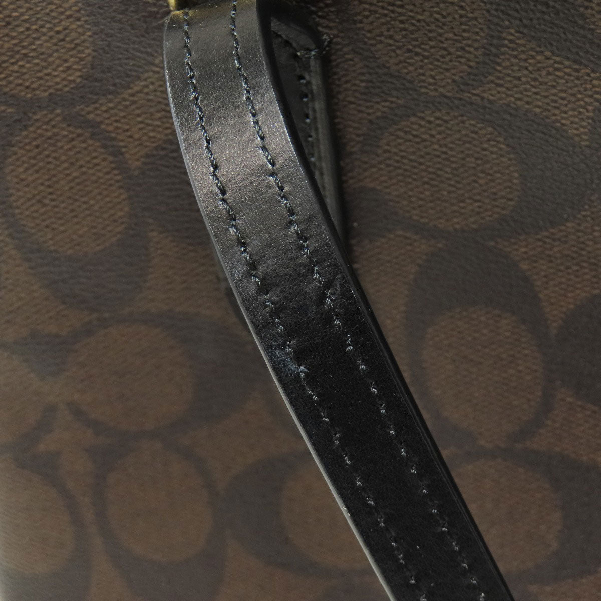 COACH コーチ 2WAY トートバッグ PVC レディース 中古