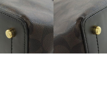 COACH コーチ 2WAY トートバッグ PVC レディース 中古
