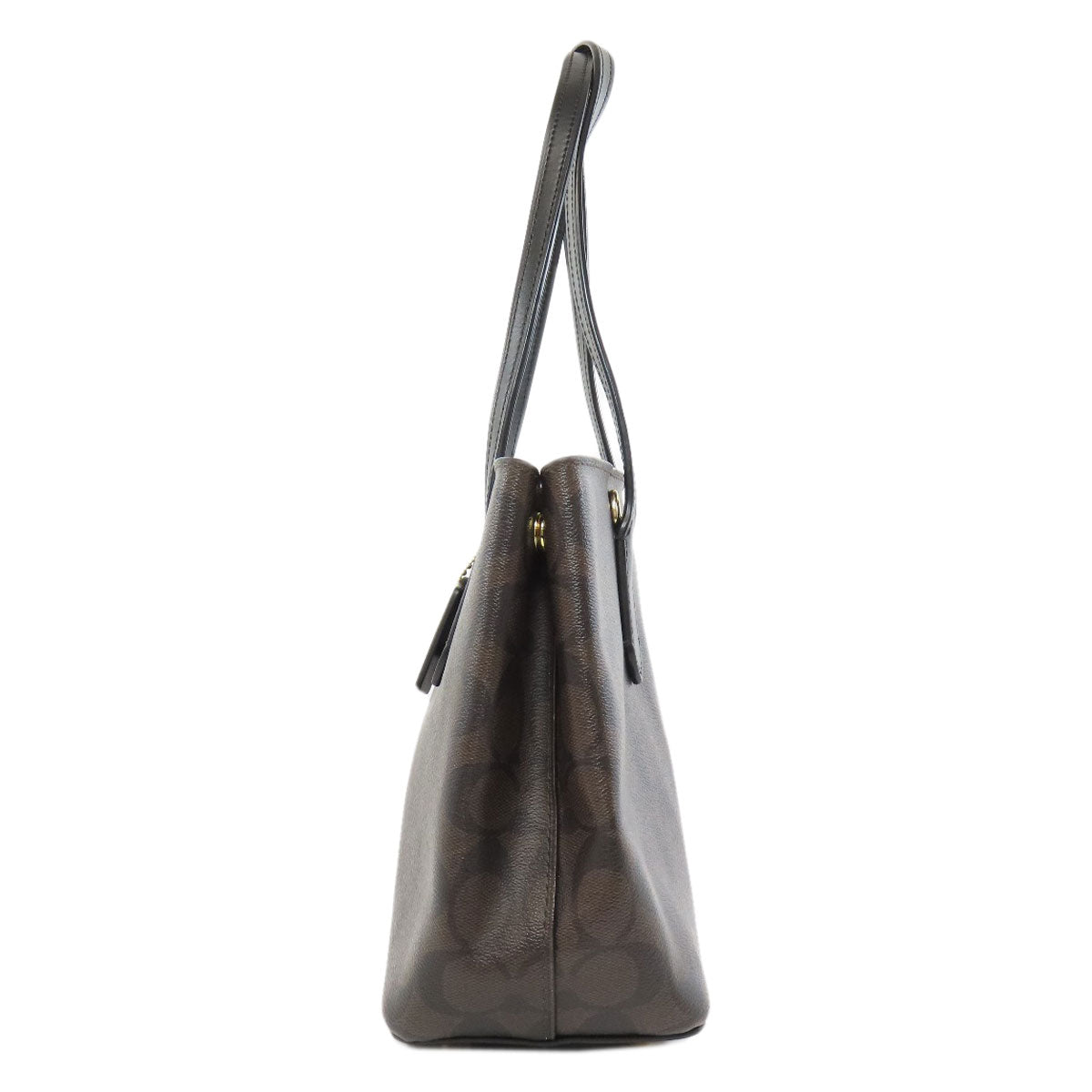 COACH コーチ 2WAY トートバッグ PVC レディース 中古