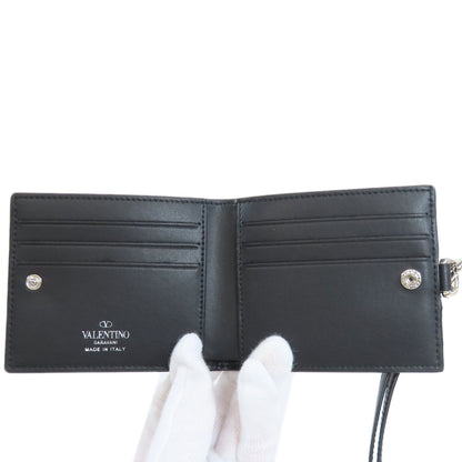 VALENTINO バレンティノ ネックウォレット 二つ折り財布（小銭入れあり） レザー レディース 中古