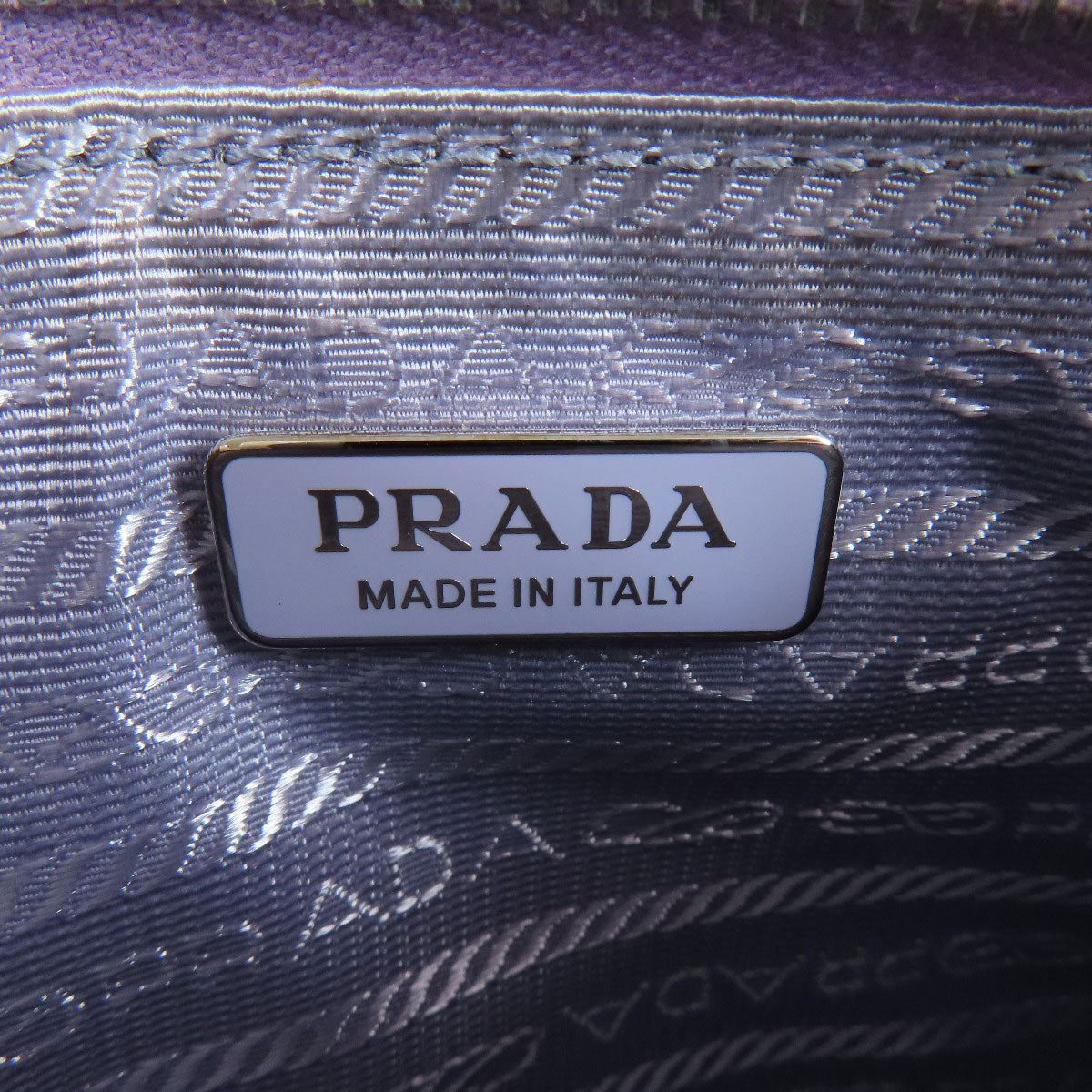 PRADA プラダ メッシュトート ハンドバッグ スパンコール レディース 中古