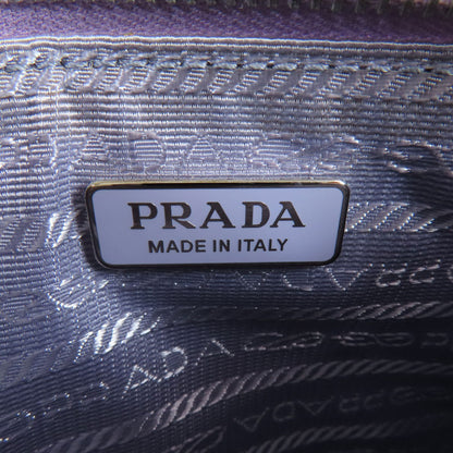 PRADA プラダ メッシュトート ハンドバッグ スパンコール レディース 中古