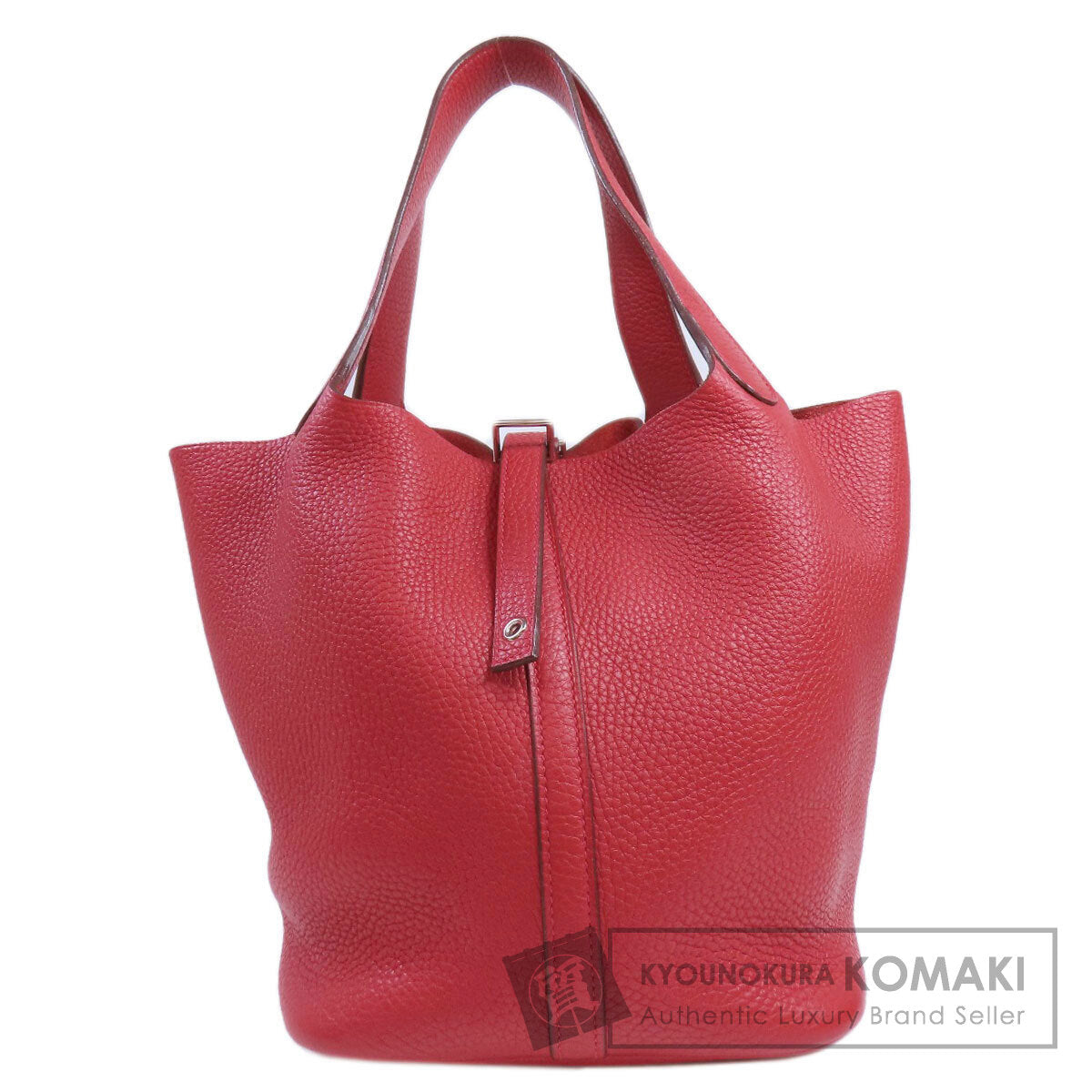 HERMES エルメス ピコタンロックMM シルバー金具 ハンドバッグ トリヨン レディース 中古