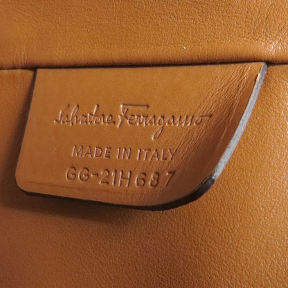 Salvatore Ferragamo サルヴァトーレフェラガモ ラタンバッグ ショルダーバッグ ラフィア レディース 中古