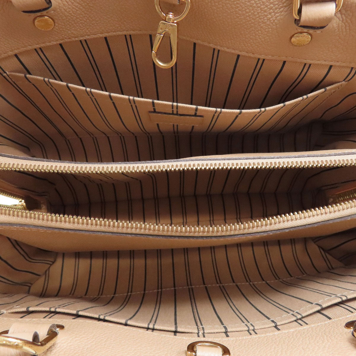 LOUIS VUITTON ルイヴィトン M41152 モンテーニュMM ハンドバッグ アンプラント レディース 中古