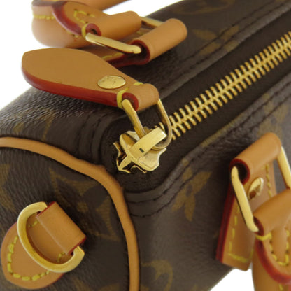 LOUIS VUITTON ルイヴィトン M81085 ナノ・スピーディ トートバッグ モノグラムキャンバス レディース 中古