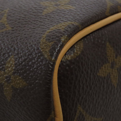 LOUIS VUITTON ルイヴィトン M81085 ナノ・スピーディ トートバッグ モノグラムキャンバス レディース 中古