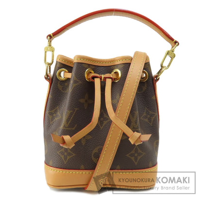 LOUIS VUITTON ルイヴィトン M81266 ナノ・ノエ ハンドバッグ モノグラムキャンバス レディース 中古