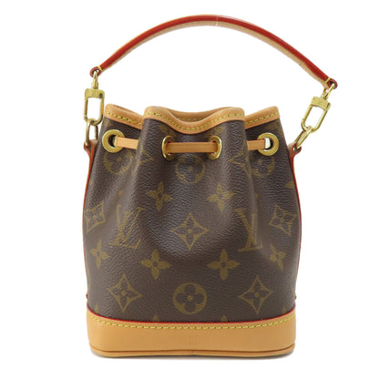 LOUIS VUITTON ルイヴィトン M81266 ナノ・ノエ ハンドバッグ モノグラムキャンバス レディース 中古