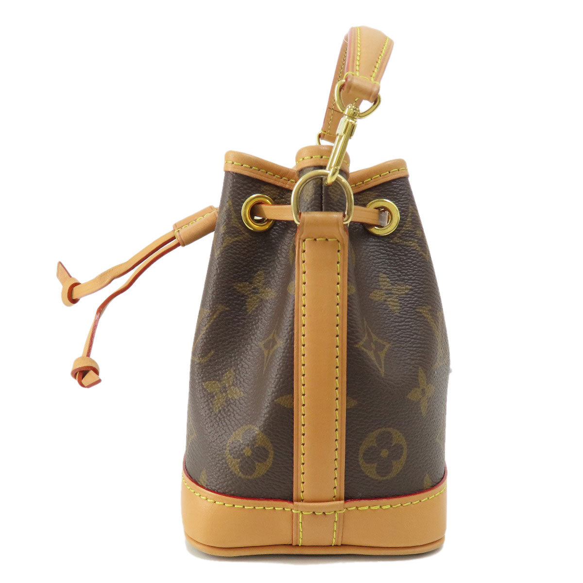 LOUIS VUITTON ルイヴィトン M81266 ナノ・ノエ ハンドバッグ モノグラムキャンバス レディース 中古