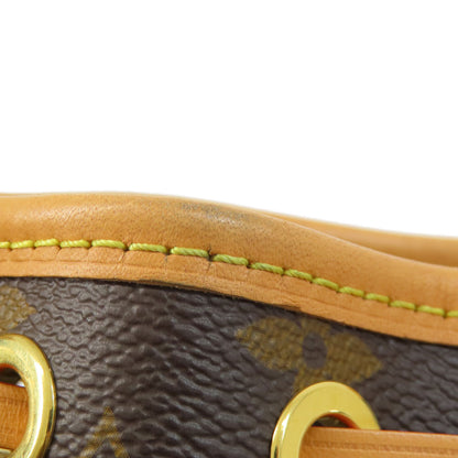 LOUIS VUITTON ルイヴィトン M81266 ナノ・ノエ ハンドバッグ モノグラムキャンバス レディース 中古