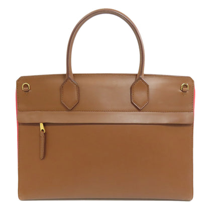 BURBERRY バーバリー 2WAY ハンドバッグ レザー レディース 中古