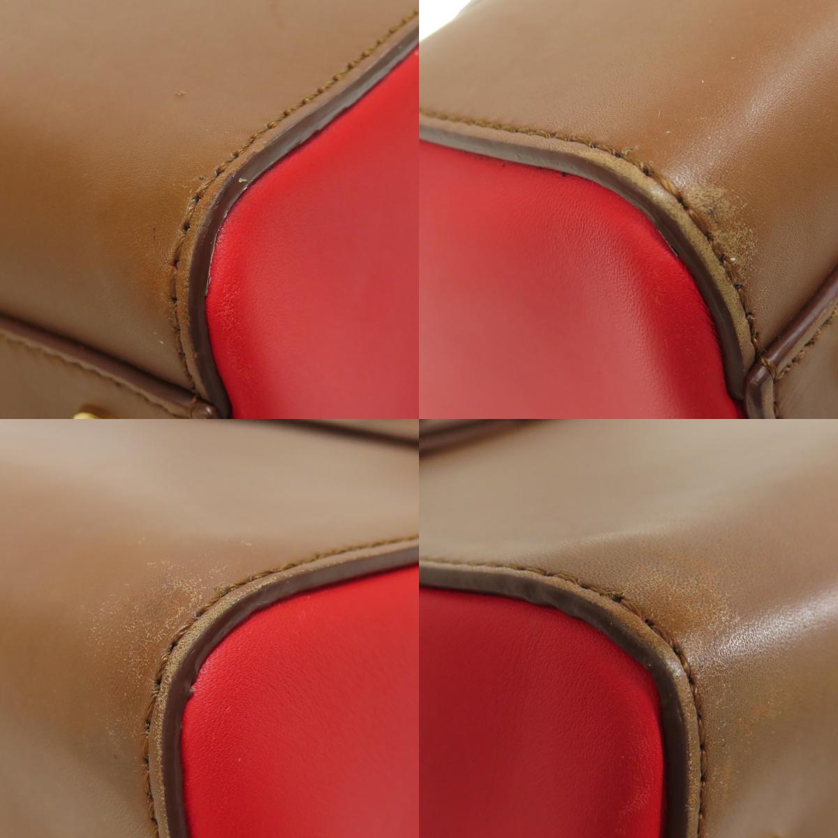 BURBERRY バーバリー 2WAY ハンドバッグ レザー レディース 中古