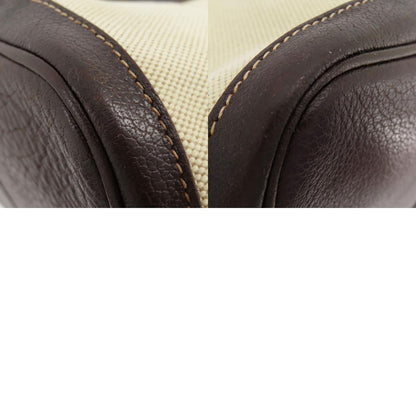 HERMES エルメス ガーデンパーティPM マロン シルバー金具 トートバッグ トワルアッシュ レディース 中古