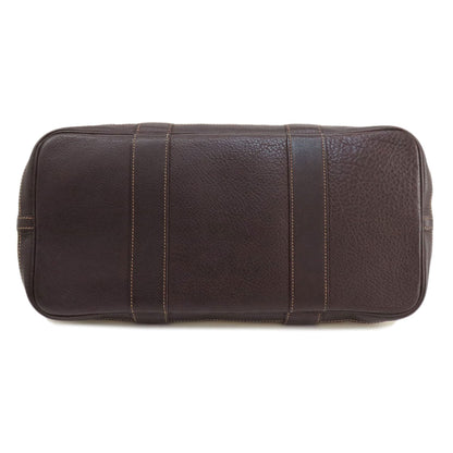 HERMES エルメス ガーデンパーティPM マロン シルバー金具 トートバッグ トワルアッシュ レディース 中古
